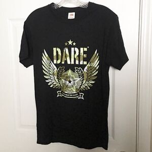D.A.R.E. T Shirt Camouflage Crest Design